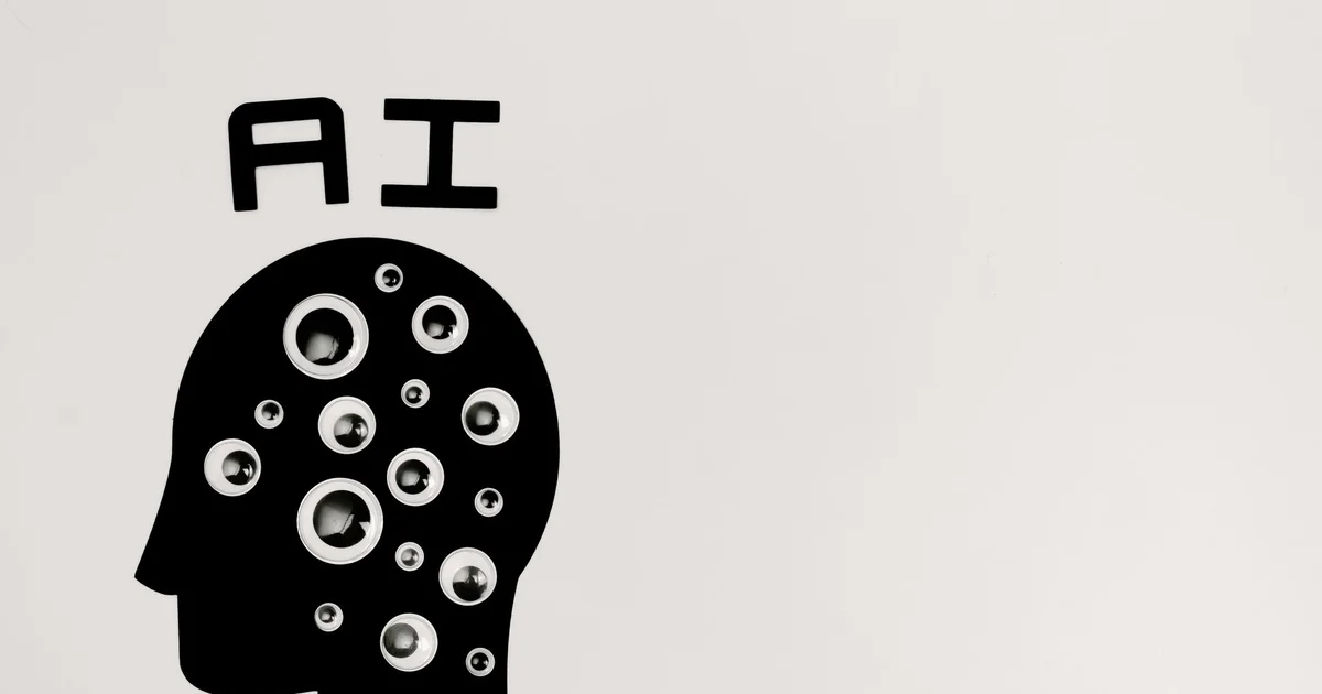 Concepto abstracto de inteligencia artificial con circuitos y procesamiento digital