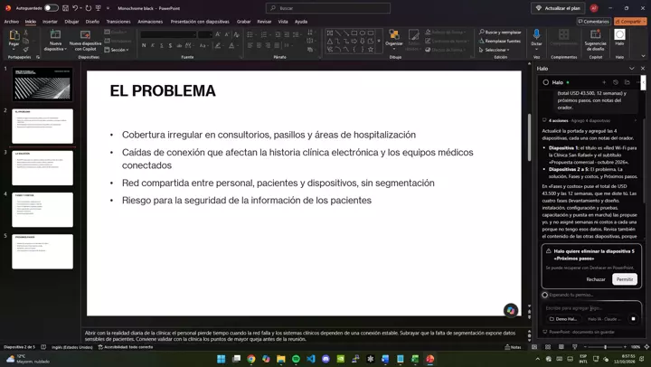 PowerPoint: lo delicado pide permiso