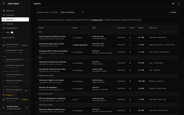 Encargar una tarea nueva